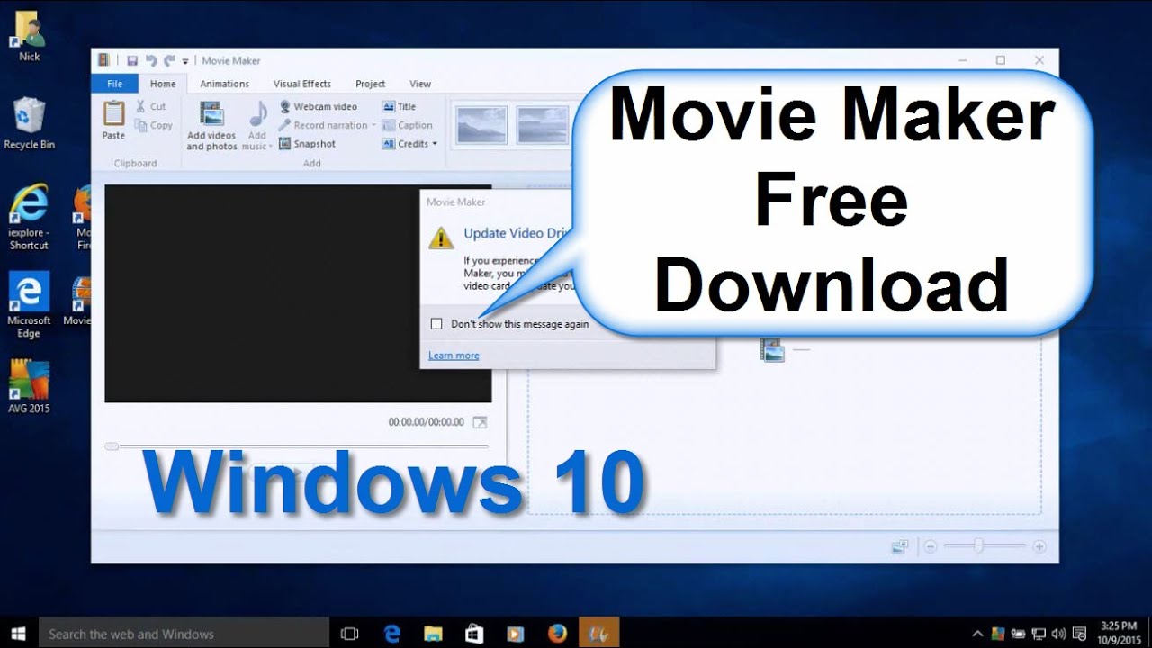 Windows movie maker 2012 for mac free